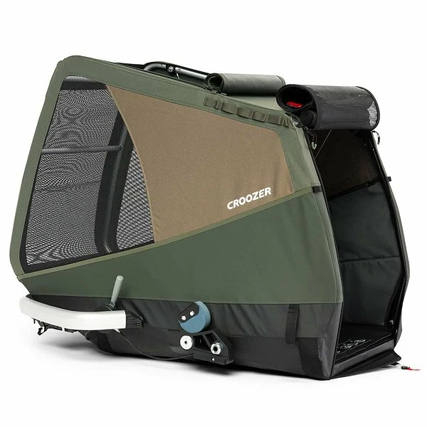 Croozer Dog Mikke Moss Green Fahrradanhänger Für Große Hunde Geeignet 3 Croozer Dog Mikke Moss Green Fahrradanhänger Für Große Hunde Geeignet – Bild 3