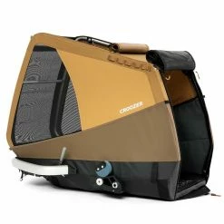Croozer Dog Mikke Sundown Yellow Fahrradanhänger Für Große Hunde Geeignet -Kinderwagen croozer dog mikke sundown yellow 2022 box side