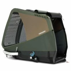 Croozer Dog Tammo Moss Green Fahrradanhänger Für Sehr Große Hunde Geeignet -Kinderwagen croozer dog tammo moss green 2022 box side