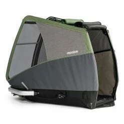Croozer Dog Bruuno Pine Green Fahrradanhänger Für Extra Große Hunde Geeignet -Kinderwagen croozer dog bruuno 2020 box side web 1