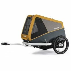 Croozer Dog Peppa Pineapple Yellow Fahrradanhänger Für Mittelgroße Hunde Geeignet