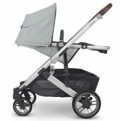 UPPAbaby Cruz V2 Sportwagen Stella Grey Brushed 7 UPPAbaby Cruz V2 Sportwagen Stella Grey Brushed -Kinderwagen cruz20 stl side reversed reclined