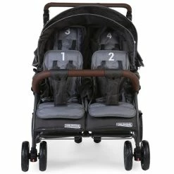Childhome Neuer Quadruple Autobrake Vierlingswagen Anthrazit - Robust Und Komfortabel -Kinderwagen cwqdn 18728 1