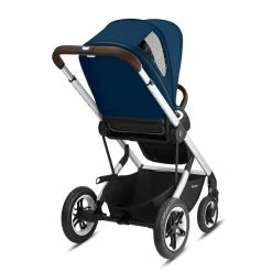 CYBEX Talos S LUX Sportwagen Navy Blue Gestell In Silver -Kinderwagen cyb 20 talosslux eu nabl slv y225 fwf