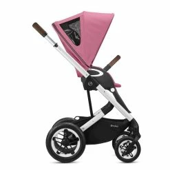 CYBEX Talos S LUX Sportwagen Magnolia Pink Gestell In Silver -Kinderwagen cyb 20 talosslux int mapi slv y270 fwf