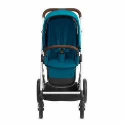 CYBEX Talos S LUX Sportwagen River Blue Gestell In Silver -Kinderwagen cyb 20 talosslux int ribl y000 slv
