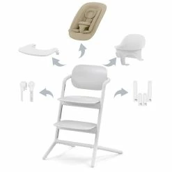 CYBEX LEMO 4in1 Hochstuhl Set All White
