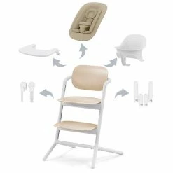 CYBEX LEMO 4in1 Hochstuhl Set Sand White