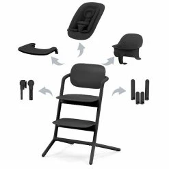 CYBEX LEMO 4in1 Hochstuhl Set Stunning Black
