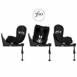 CYBEX Sirona Z2 I-Size Plus Deep Black Bis 105 Cm (ca. 4 Jahre) -Kinderwagen cyb 22 eu combi sironaz2 basez2 dpbl plus rotation
