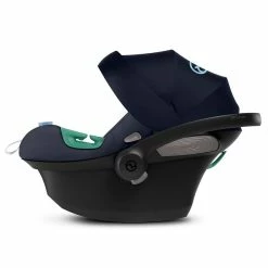 CYBEX Aton S2 I-Size Babyschale Ocean Blue Bis 13 Kg -Kinderwagen cyb 22 eu y090 atons2 ocbl canopy.tif screen hd