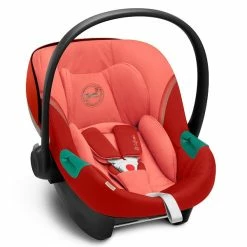 CYBEX Aton S2 I-Size Babyschale Hibiscus Red Bis 13 Kg