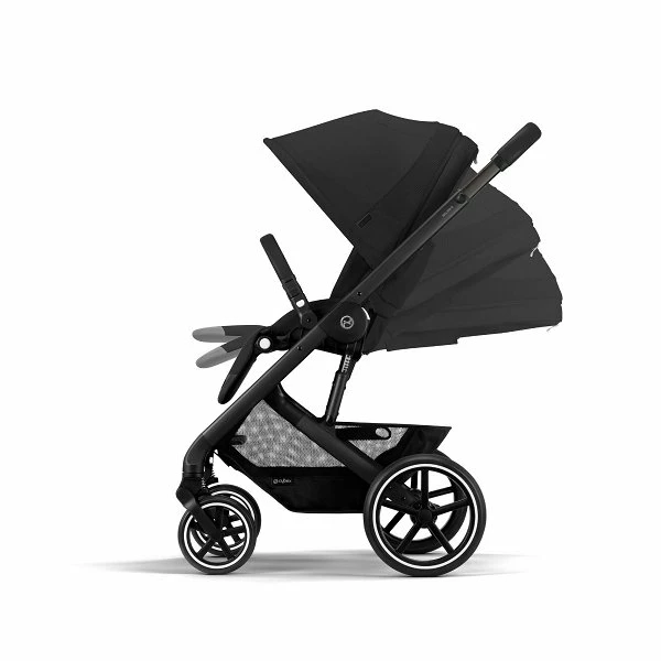 CYBEX Balios S LUX Kinderwagen & CYBEX Aton S2 I-Size Moon Black Bundle – Bild 3