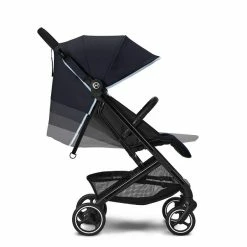 CYBEX Beezy Buggy Ocean Blue - Gestell Black -Kinderwagen cyb 22 int excl us y270 beezy blk ocbl reclinesteps