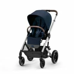 CYBEX Balios S LUX Kinderwagen + Cloud T I-Size Bundle Ocean Blue -Kinderwagen cyb 22 int y045 baliosslux slv ocbl screen hd
