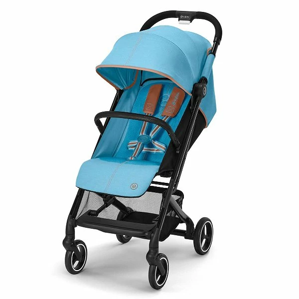 CYBEX Beezy Buggy Beach Blue Gestell In Black 1 CYBEX Beezy Buggy Beach Blue Gestell In Black