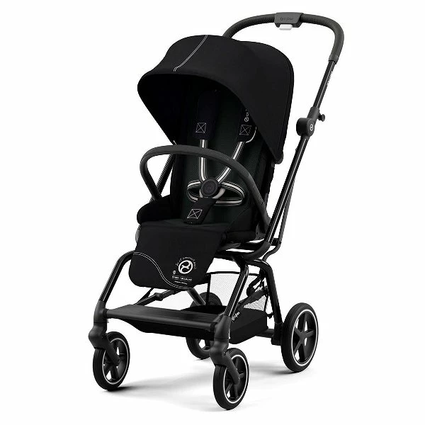 CYBEX Eezy S Twist+2 Buggy Moon Black Gestell Black | Mit All-Terrain Rädern 1 CYBEX Eezy S Twist+2 Buggy Moon Black Gestell Black | Mit All-Terrain Rädern