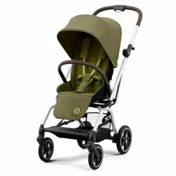 CYBEX Eezy S Twist+2 Buggy Nature Green Gestell Silver | Mit All-Terrain Rädern
