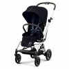 CYBEX Eezy S Twist+2 Buggy Ocean Blue Gestell Silver | Mit All-Terrain Rädern