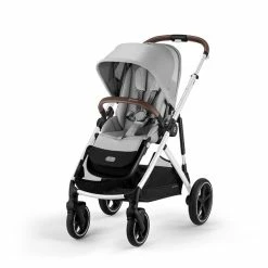 CYBEX Gazelle S Sportwagen Lava Grey Gestell In Silver | Der City-Shopper -Kinderwagen cyb 22 int y045 gazelle slv lagr