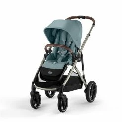 CYBEX Gazelle S Kinderwagen Sky Blue + Cloud T I-Size + Zubehör Bundle -Kinderwagen cyb 22 int y045 gazelle tpe skbl screen hd