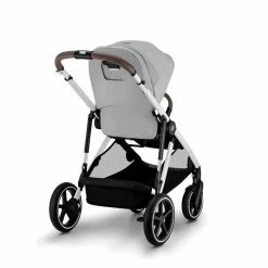 CYBEX Gazelle S Sportwagen Lava Grey Gestell In Silver | Der City-Shopper -Kinderwagen cyb 22 int y225 gazelles slv lagr