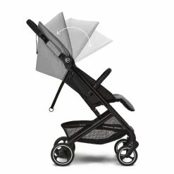 CYBEX Beezy Buggy Lava Grey - Gestell Black 7 CYBEX Beezy Buggy Lava Grey - Gestell Black -Kinderwagen cyb 22 int y270 beezy blk lagr canopy steps