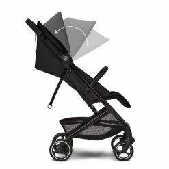 CYBEX Beezy Buggy Moon Black - Gestell Black -Kinderwagen cyb 22 int y270 beezy blk moob canopy steps