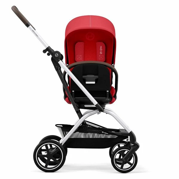 CYBEX Eezy S Twist+2 Buggy Hibiscus Red Gestell Silver | Mit All-Terrain Rädern 4 CYBEX Eezy S Twist+2 Buggy Hibiscus Red Gestell Silver | Mit All-Terrain Rädern – Bild 4