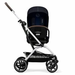 CYBEX Eezy S Twist+2 Buggy Ocean Blue Gestell Silver | Mit All-Terrain Rädern 7 CYBEX Eezy S Twist+2 Buggy Ocean Blue Gestell Silver | Mit All-Terrain Rädern -Kinderwagen cyb 22 int y270 eezystwist 2 slv ocbl rotation