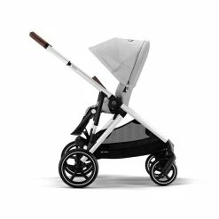 CYBEX Gazelle S Sportwagen Lava Grey Gestell In Silver | Der City-Shopper -Kinderwagen cyb 22 int y270 gazelles slv lagr rwf