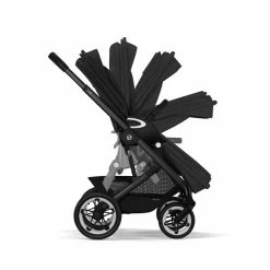 CYBEX Talos S LUX Kinderwagen Bundle Moon Black Gestell In Black 10 CYBEX Talos S LUX Kinderwagen Bundle Moon Black Gestell In Black -Kinderwagen cyb 22 int y270 talosslux blk moob folding steps 1