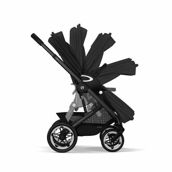 CYBEX Talos S LUX Kinderwagen Bundle Moon Black Gestell In Black 4 CYBEX Talos S LUX Kinderwagen Bundle Moon Black Gestell In Black – Bild 4