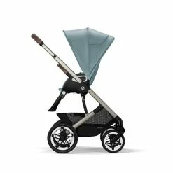 CYBEX Talos S LUX Sportwagen Sky Blue Gestell In Taupe -Kinderwagen cyb 22 int y270 talosslux tpe skbl rwf