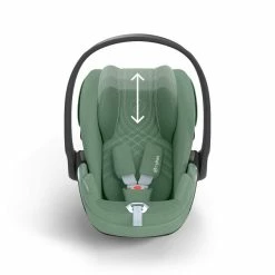 CYBEX Cloud T I-Size Plus Leaf Green Babyschale -Kinderwagen cyb 23 eu y000 cloudt legr plus headrest print medium