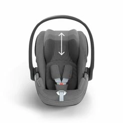 CYBEX Cloud T I-Size Plus Mirage Grey Babyschale -Kinderwagen cyb 23 eu y000 cloudt migr plus headrest print medium