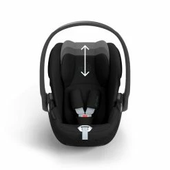 CYBEX Cloud T I-Size Sepia Black Babyschale -Kinderwagen cyb 23 eu y000 cloudt sebl headrest print medium