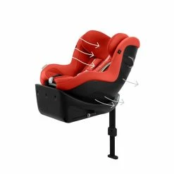 CYBEX Sirona Gi I-Size Plus Hibiscus Red Ab Geburt Bis 105 Cm (ca. 4 Jahre) -Kinderwagen cyb 23 eu y045 sironagi plus hibr airventilation print medium