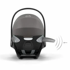 CYBEX Cloud T I-Size Mirage Grey Babyschale -Kinderwagen cyb 23 eu y180 cloudt migr lsp impact print medium