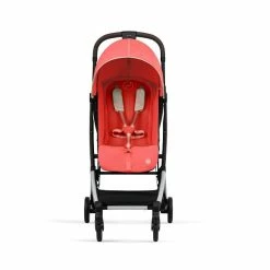 Cybex Orfeo Hibiscus Red | Gestell Silber -Kinderwagen cyb 23 int y000 orfeo slv hibr