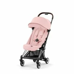 CYBEX Coya Chrome Dark Brown Peach Pink -Kinderwagen cyb 23 int y045 coya pcpi chbr sunvisor