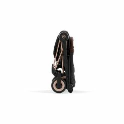 CYBEX Coya Rosegold Sepia Black -Kinderwagen cyb 23 int y090 coya sebl rogo fold