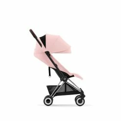 CYBEX Coya Chrome Dark Brown Peach Pink -Kinderwagen cyb 23 int y270 coya pcpi chbr canopy