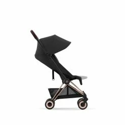 CYBEX Coya Rosegold Sepia Black -Kinderwagen cyb 23 int y270 coya rogo sebl adjustable footrest