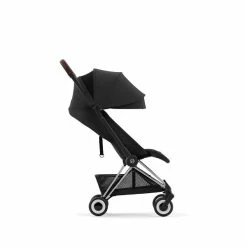 CYBEX Coya Chrome Dark Brown Sepia Black 14 CYBEX Coya Chrome Dark Brown Sepia Black -Kinderwagen cyb 23 int y270 coya sebl chbr canopy
