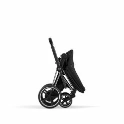 CYBEX E-PRIAM Sportwagen Sepia Black Gestell Wählbar New Generation -Kinderwagen cyb 23 int y270 e priam chbh sebl fold print medium