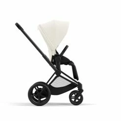 CYBEX E-PRIAM Sportwagen Off White Gestell Wählbar New Generation -Kinderwagen cyb 23 int y270 e priam mabl ofwh print medium