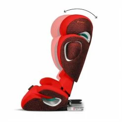 CYBEX Solution Z I-Fix Plus Kindersitz Khaki Green | 3 Bis 12 Jahre I-Size -Kinderwagen cyb recliningbackrest 3