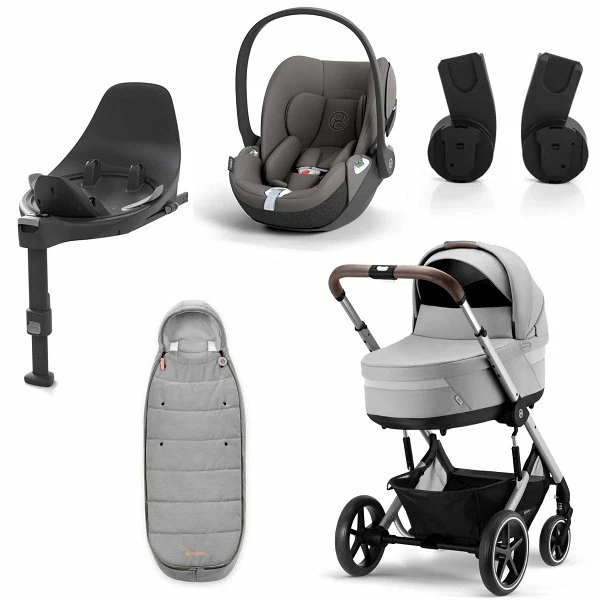 CYBEX Balios S LUX Kinderwagen + Cloud T I-Size Bundle Lava Grey 1 CYBEX Balios S LUX Kinderwagen + Cloud T I-Size Bundle Lava Grey