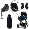 CYBEX Balios S LUX Kinderwagen + Cloud T I-Size Bundle Ocean Blue